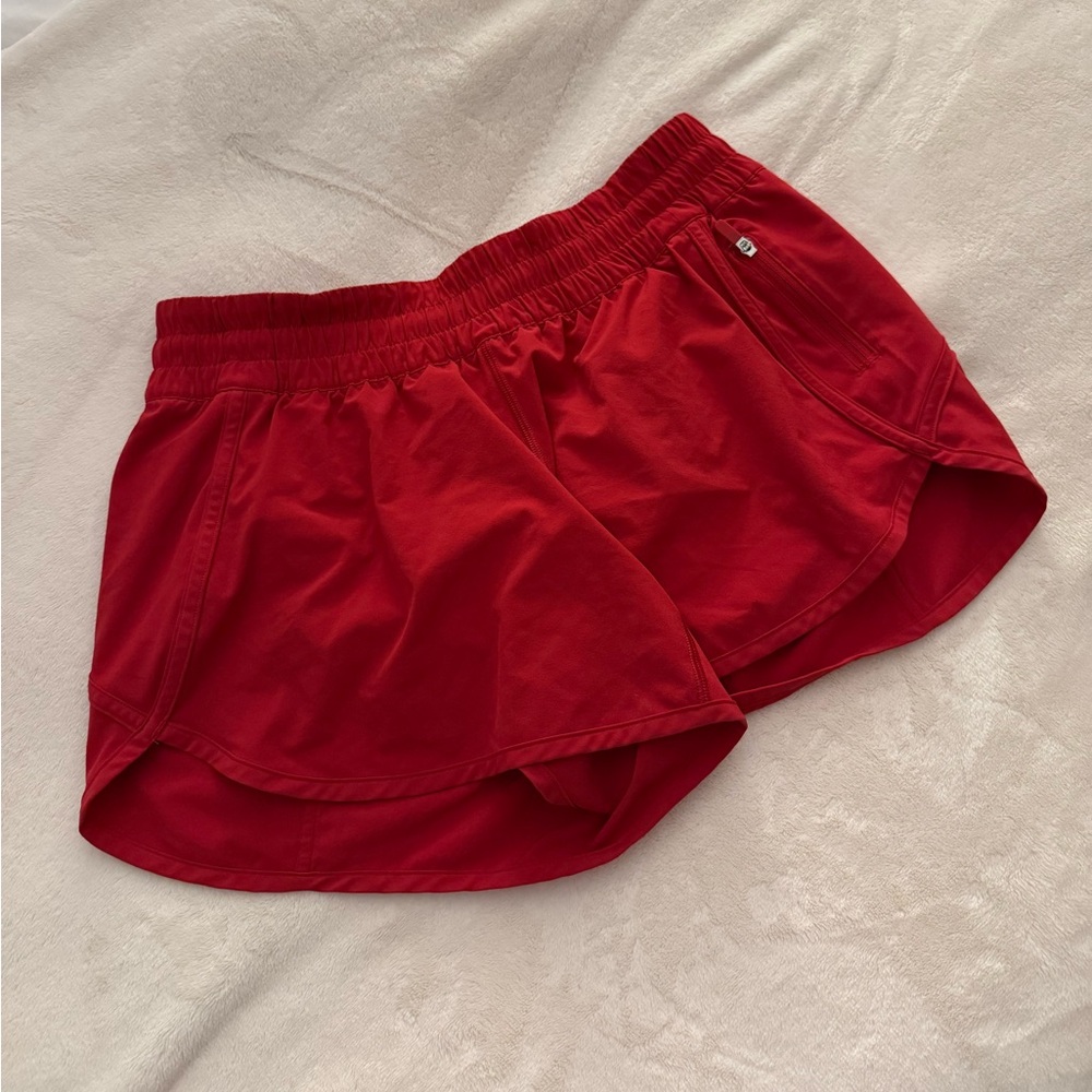Red Lululemon Shorts